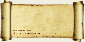 Jakov Trnavac vizit kartica